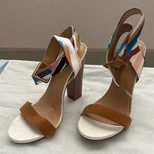 Multi color heels